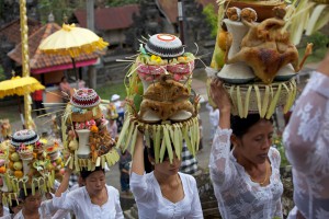 Balinese People traditional ceremony